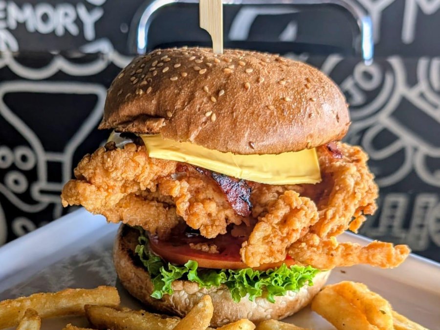 HAMBURGUESA VINTAGE POLLO